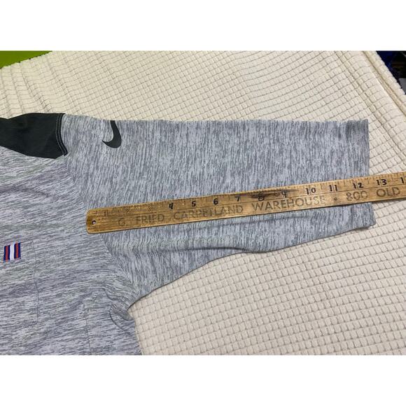 Nike Henley T Shirt Mens Medium Florida Gators Gray Heathered Dri Fit - Picture 5 of 9